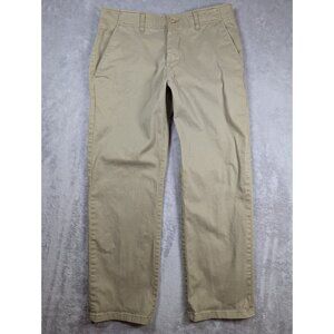 Lee Extreme Comfort Khaki Pants Mens 32x26 Straight Fit Stretch Casual Work